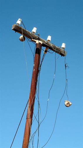 Power Pole, Murchison. WA.
